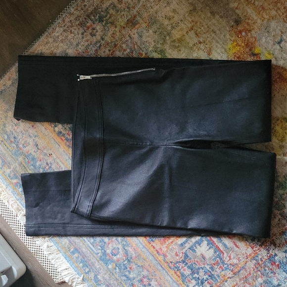 SOLD NWT Helmut Lang high rise bootcut leather pant ladies size 6N - Picture 14 of 16